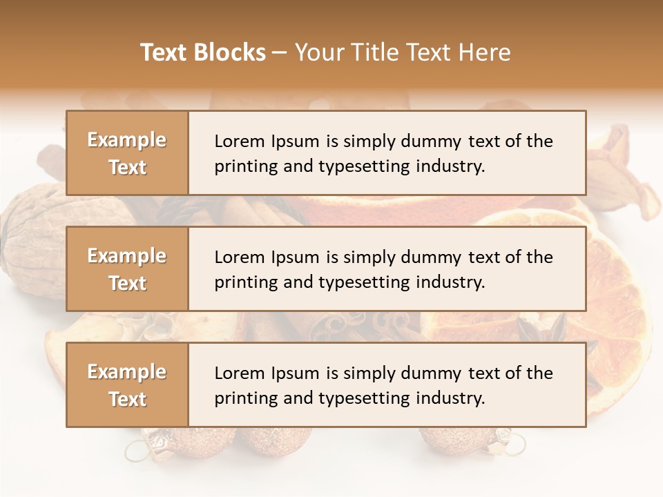 Apple Cinnamon Dry PowerPoint Template
