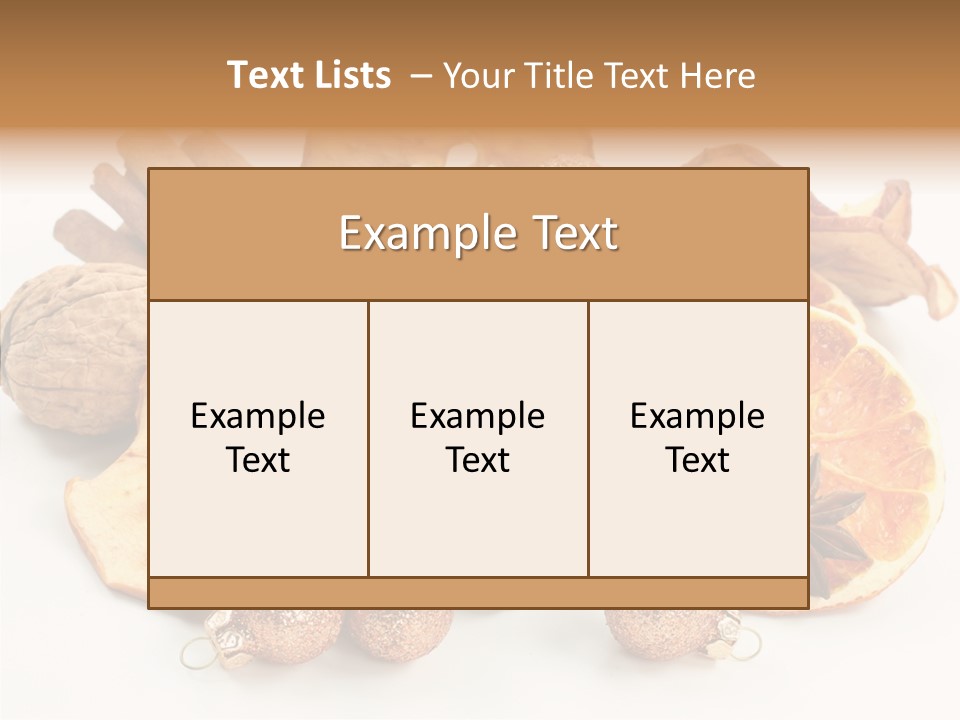Apple Cinnamon Dry PowerPoint Template