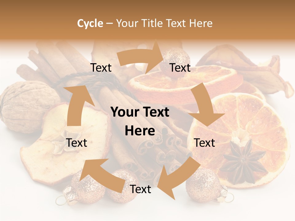 Apple Cinnamon Dry PowerPoint Template
