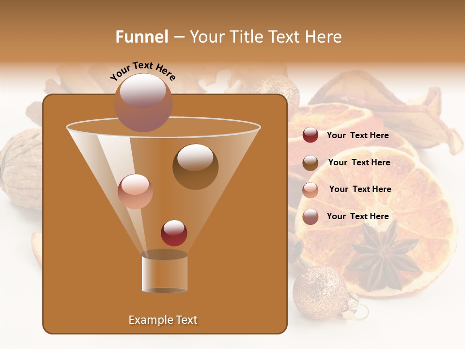 Apple Cinnamon Dry PowerPoint Template