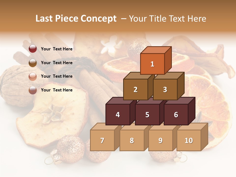 Apple Cinnamon Dry PowerPoint Template