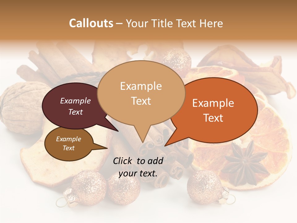 Apple Cinnamon Dry PowerPoint Template