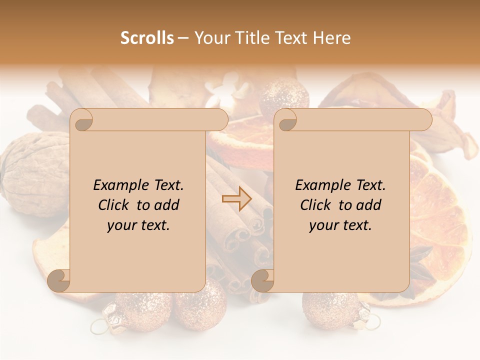 Apple Cinnamon Dry PowerPoint Template