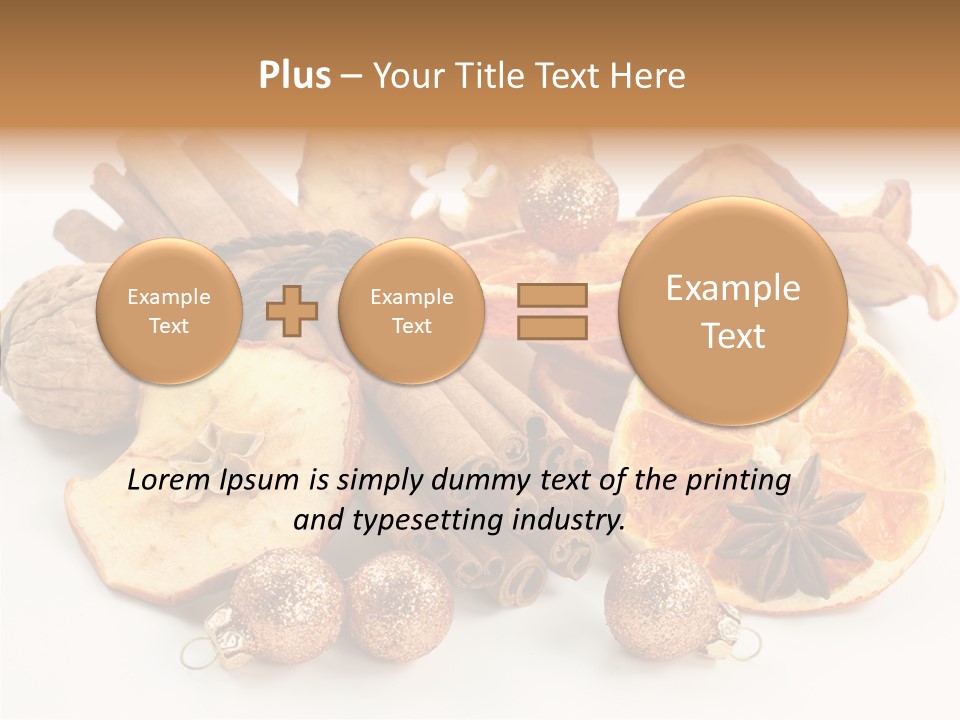 Apple Cinnamon Dry PowerPoint Template