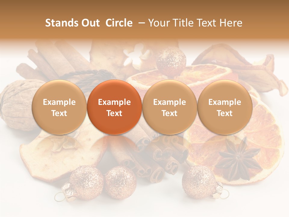 Apple Cinnamon Dry PowerPoint Template