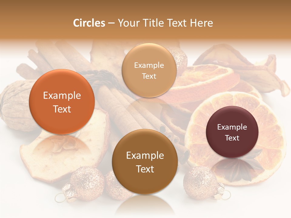 Apple Cinnamon Dry PowerPoint Template