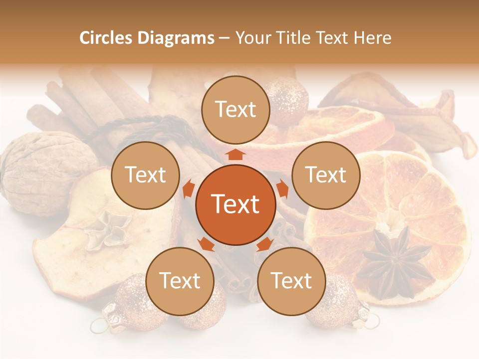 Apple Cinnamon Dry PowerPoint Template
