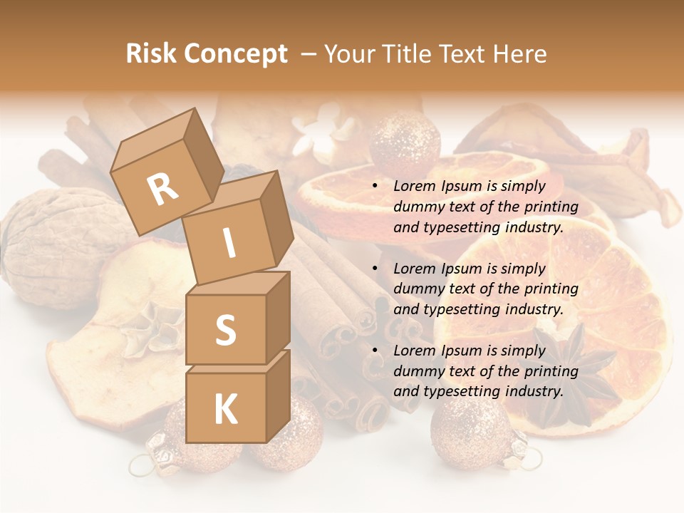 Apple Cinnamon Dry PowerPoint Template