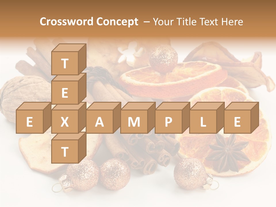Apple Cinnamon Dry PowerPoint Template