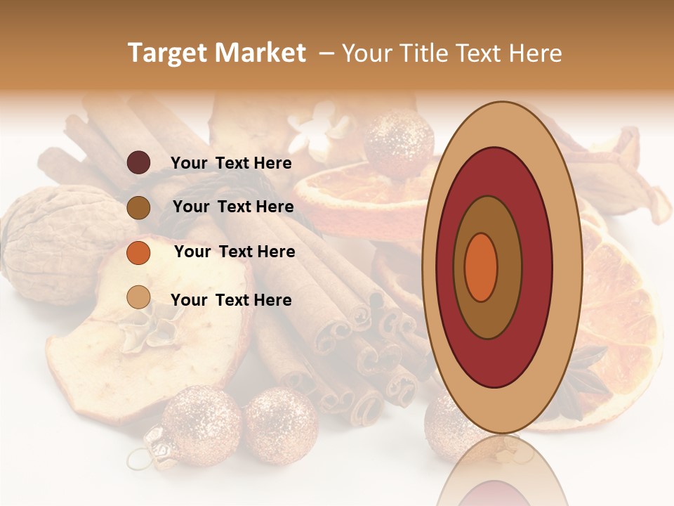Apple Cinnamon Dry PowerPoint Template