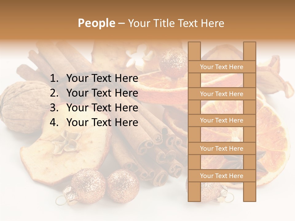 Apple Cinnamon Dry PowerPoint Template