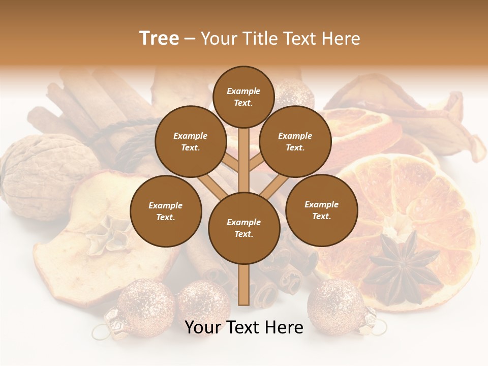 Apple Cinnamon Dry PowerPoint Template