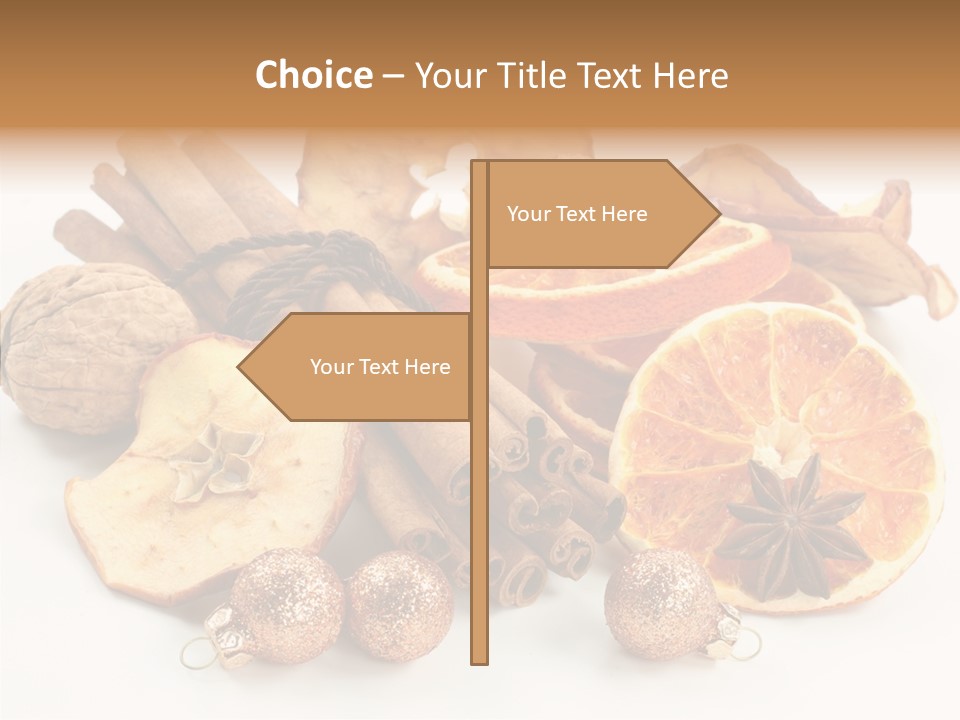 Apple Cinnamon Dry PowerPoint Template