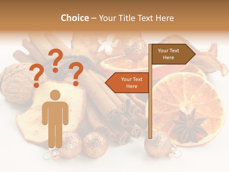 Apple Cinnamon Dry PowerPoint Template
