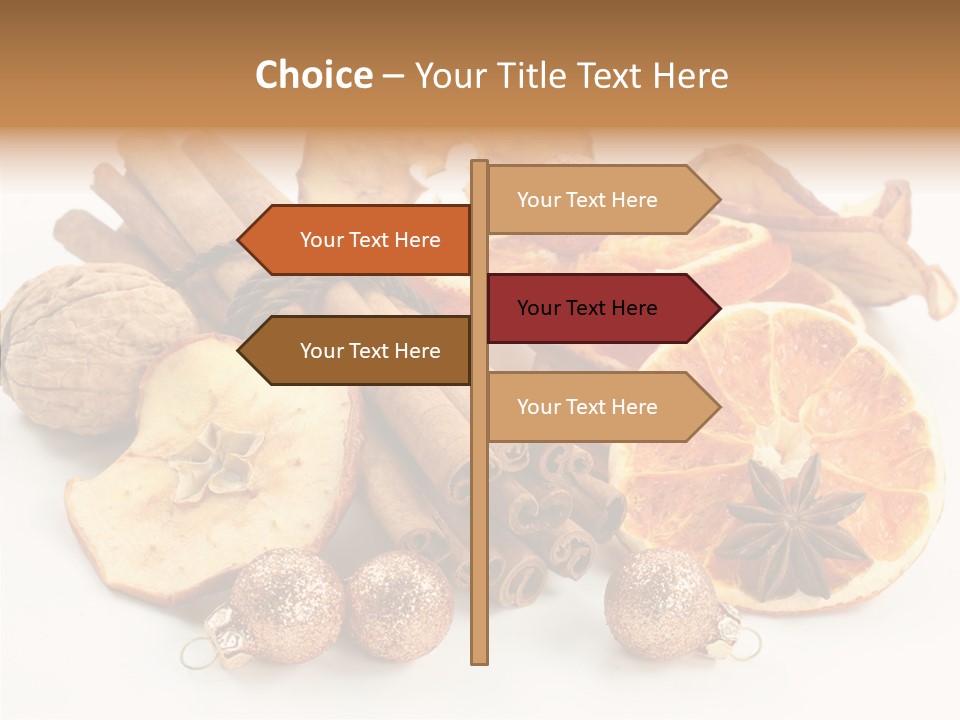 Apple Cinnamon Dry PowerPoint Template