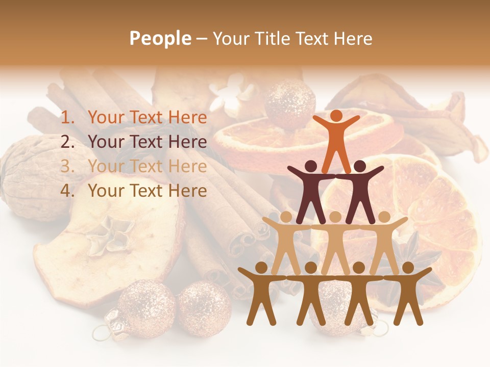 Apple Cinnamon Dry PowerPoint Template