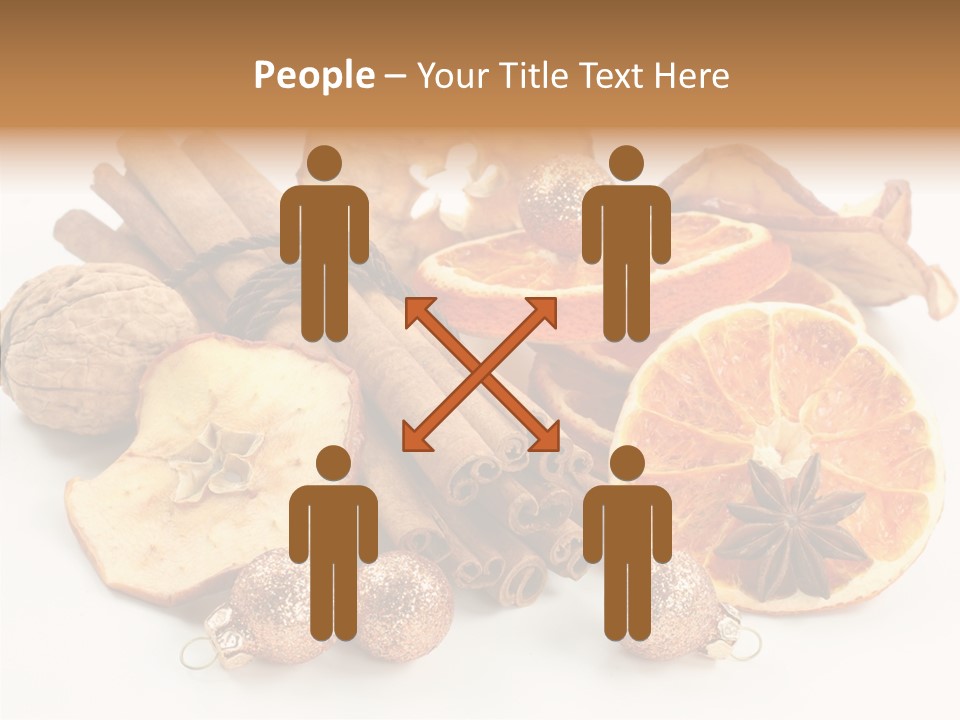 Apple Cinnamon Dry PowerPoint Template