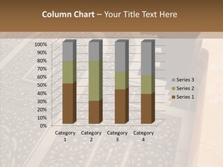 Golden Mosaic Handle PowerPoint Template