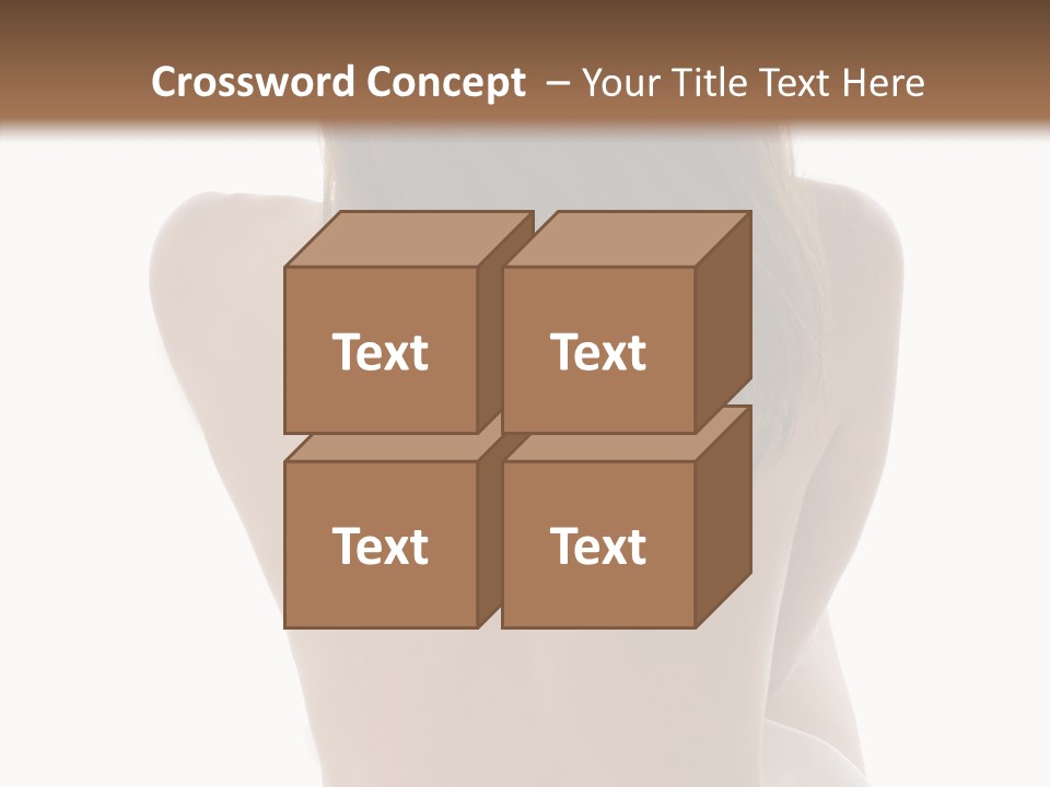 Cut White Bare PowerPoint Template