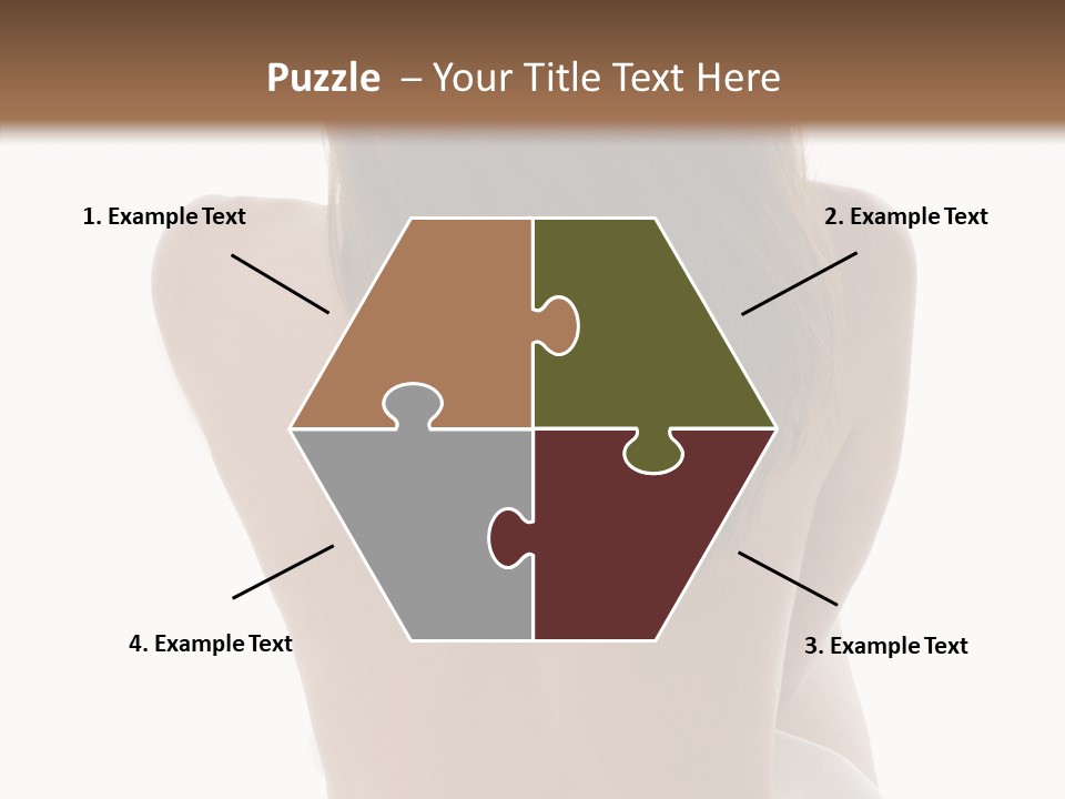 Cut White Bare PowerPoint Template