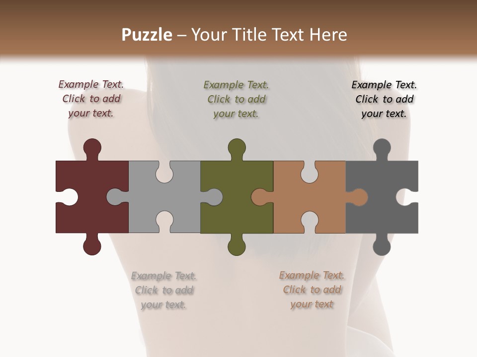 Cut White Bare PowerPoint Template