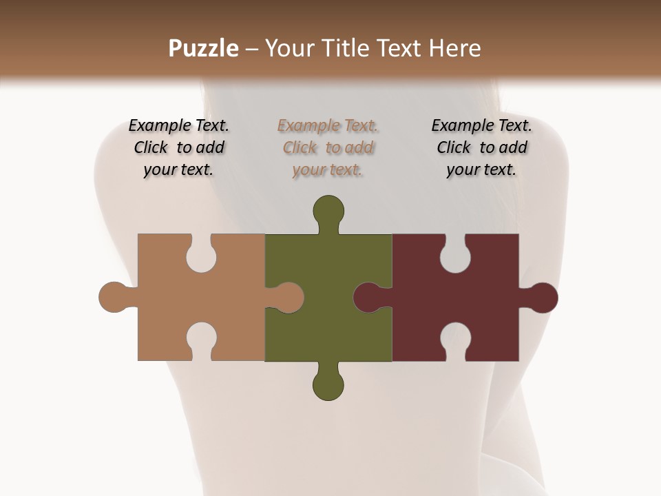 Cut White Bare PowerPoint Template