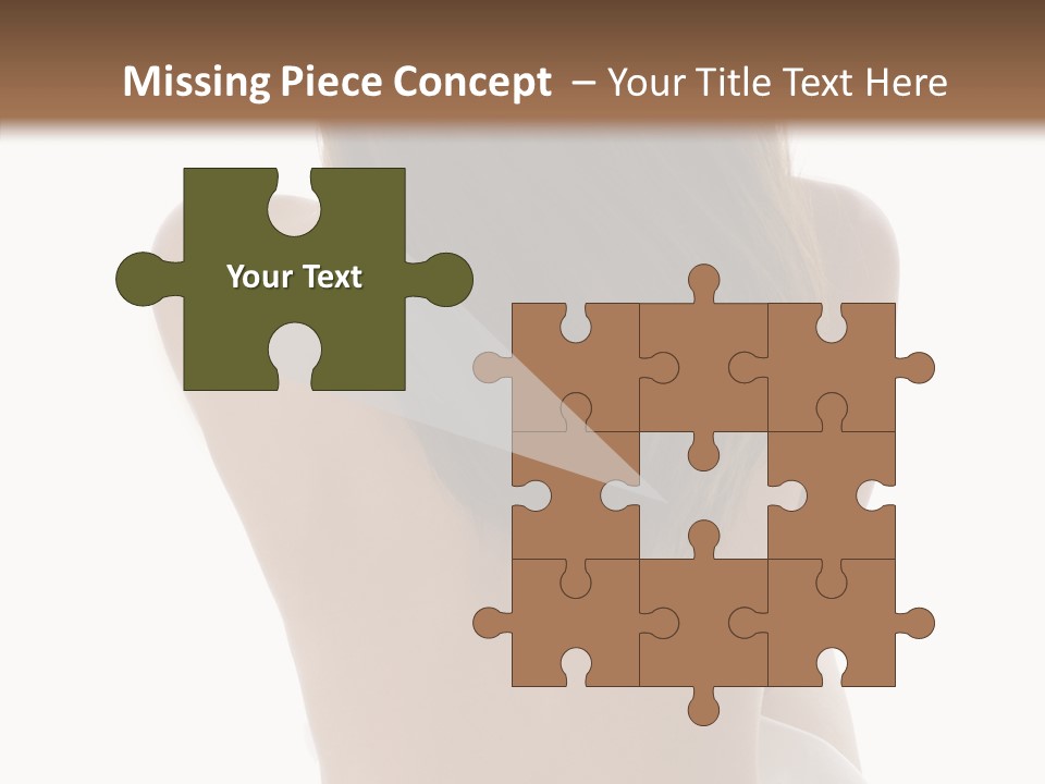 Cut White Bare PowerPoint Template