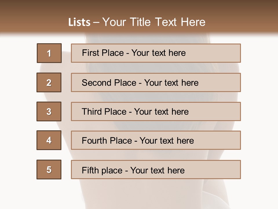 Cut White Bare PowerPoint Template