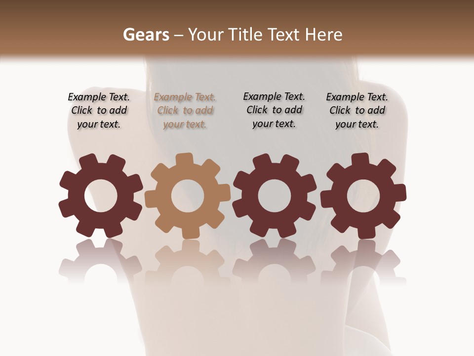 Cut White Bare PowerPoint Template