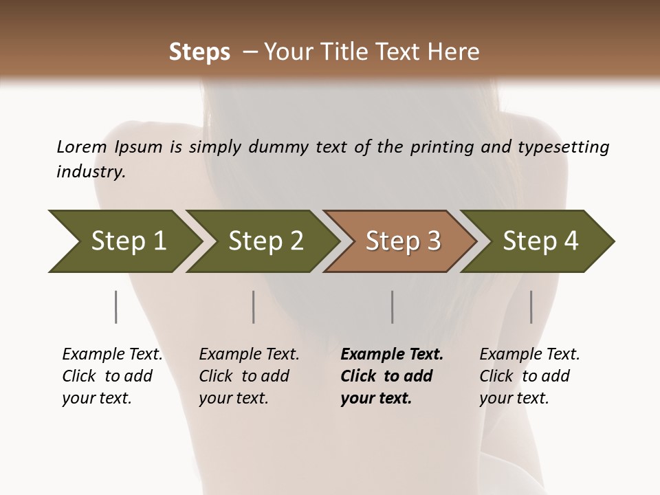 Cut White Bare PowerPoint Template