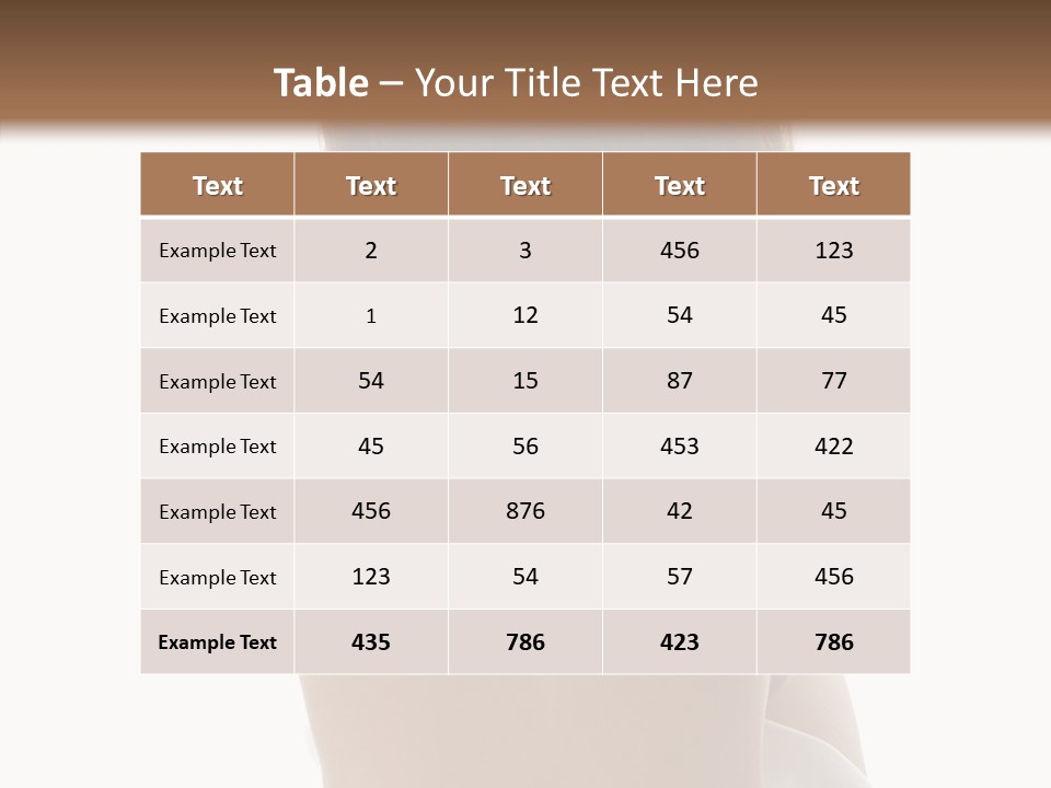 Cut White Bare PowerPoint Template