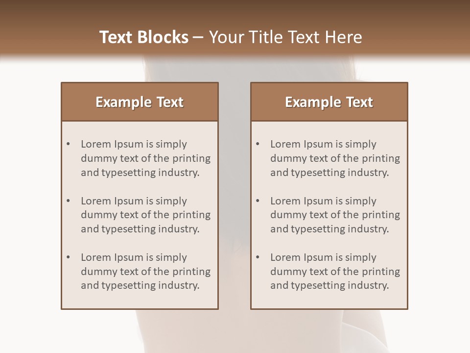 Cut White Bare PowerPoint Template