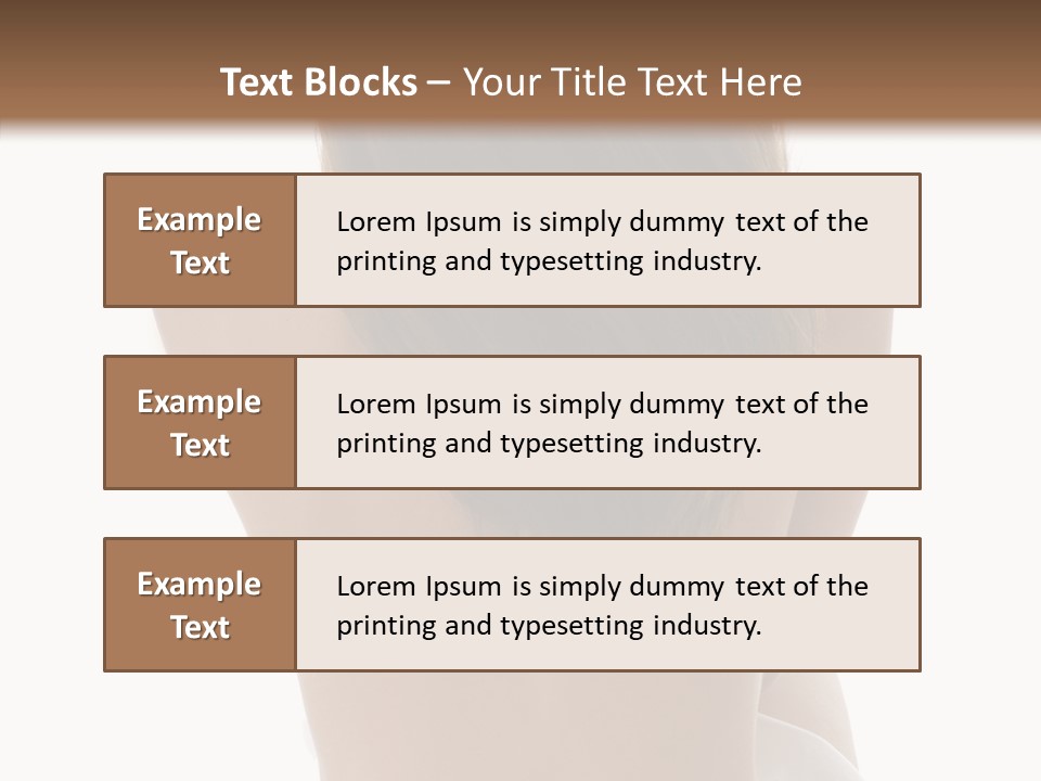 Cut White Bare PowerPoint Template