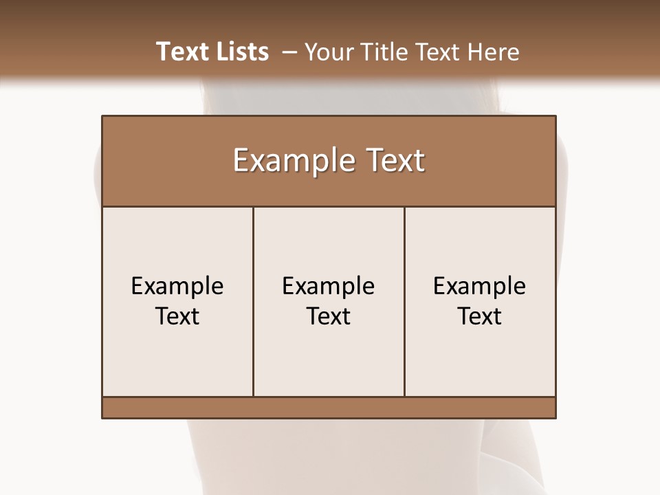 Cut White Bare PowerPoint Template