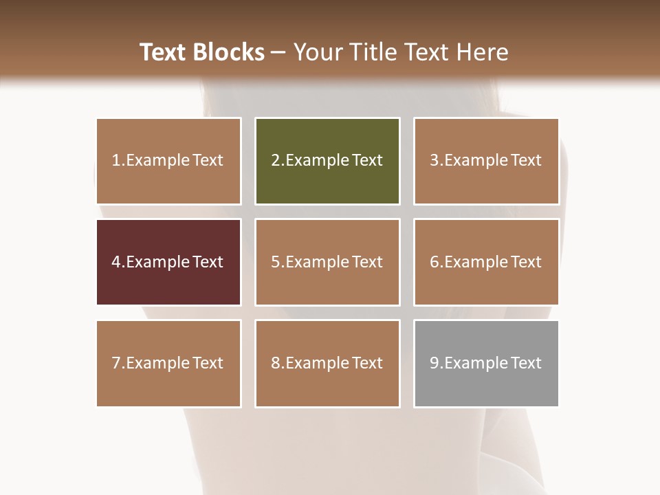 Cut White Bare PowerPoint Template