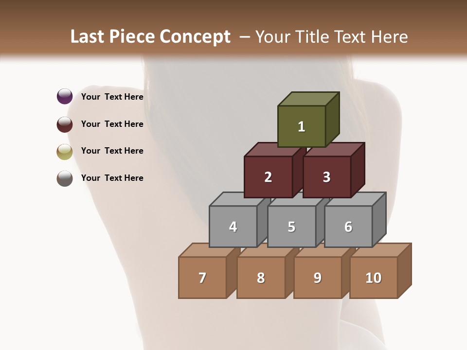 Cut White Bare PowerPoint Template