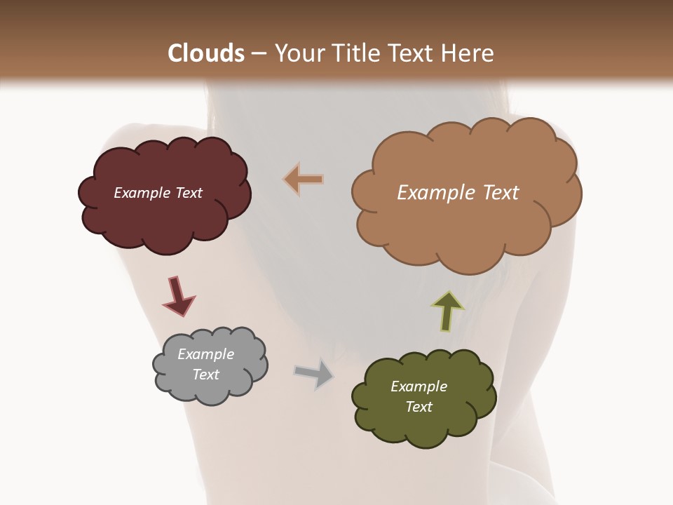 Cut White Bare PowerPoint Template