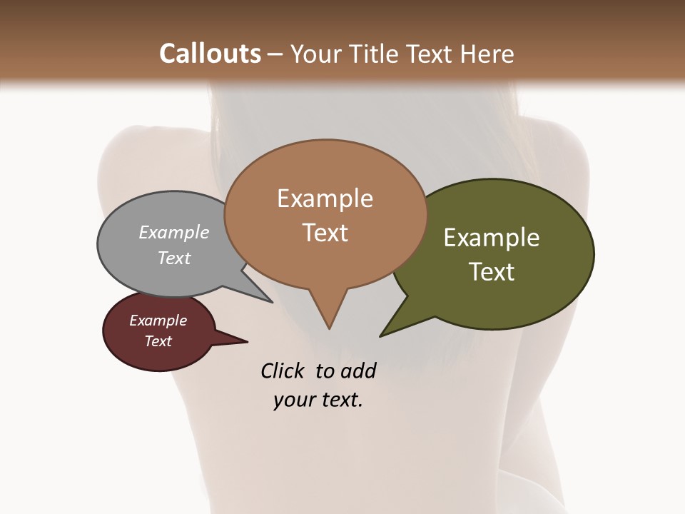 Cut White Bare PowerPoint Template