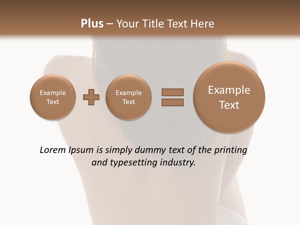 Cut White Bare PowerPoint Template