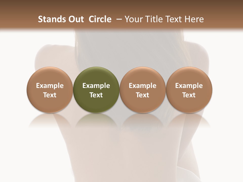 Cut White Bare PowerPoint Template