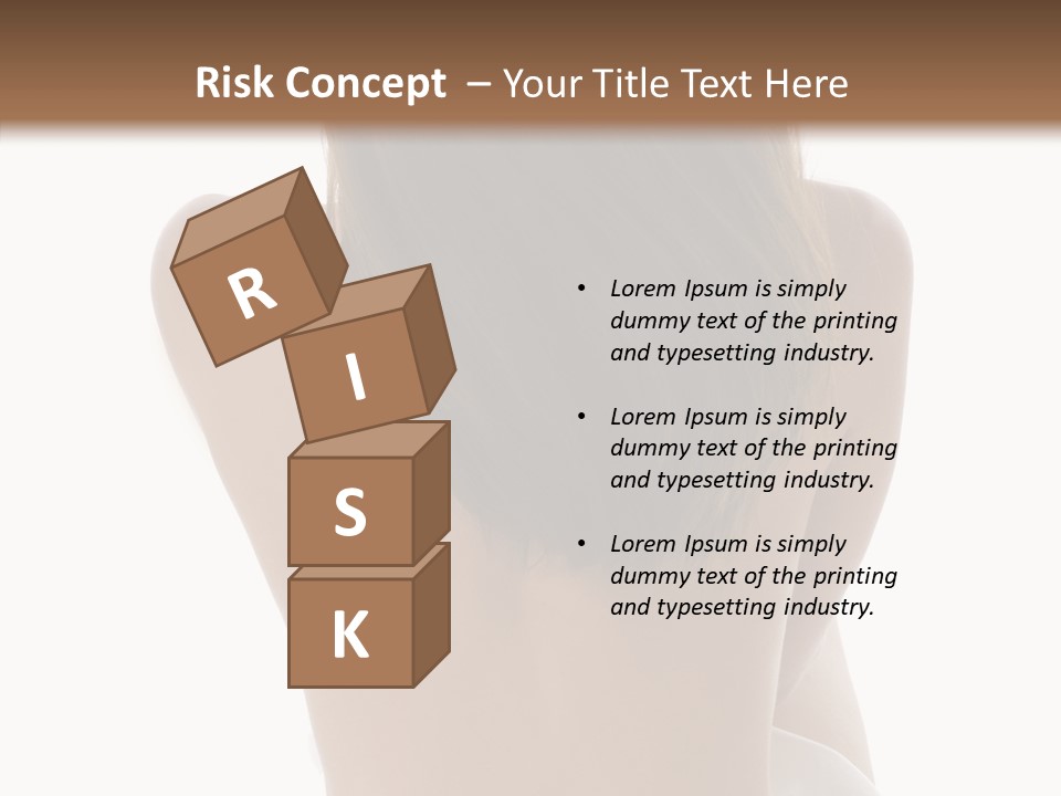 Cut White Bare PowerPoint Template