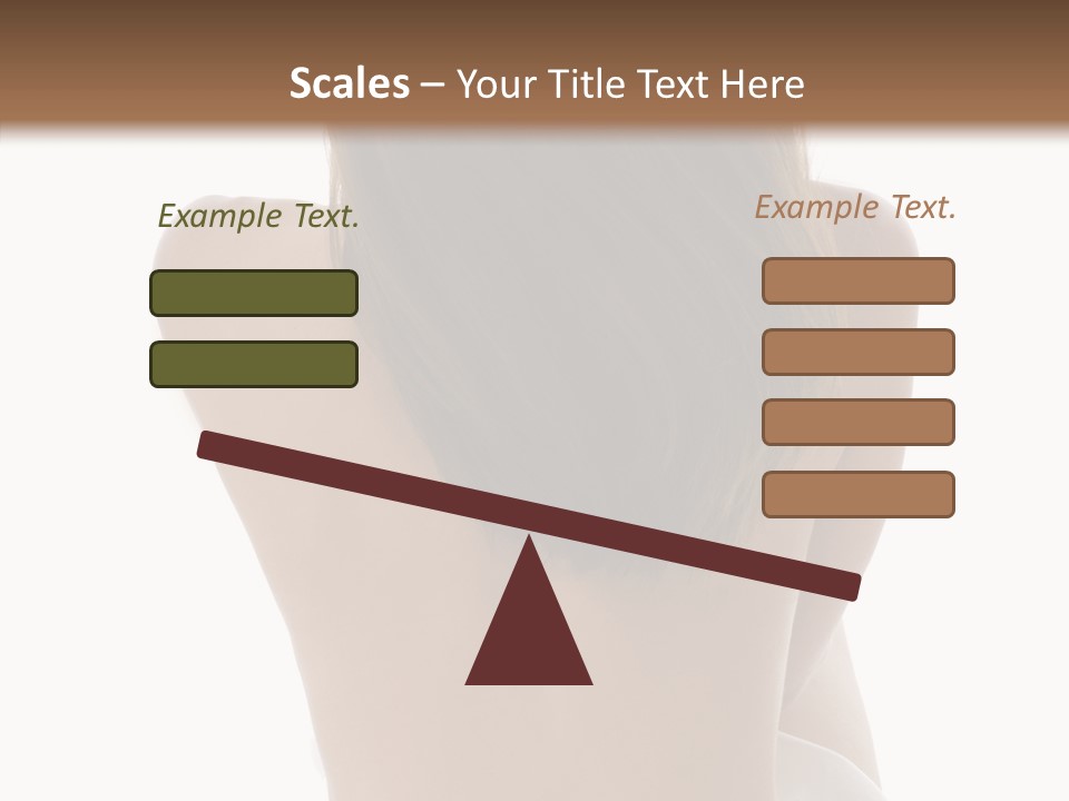 Cut White Bare PowerPoint Template