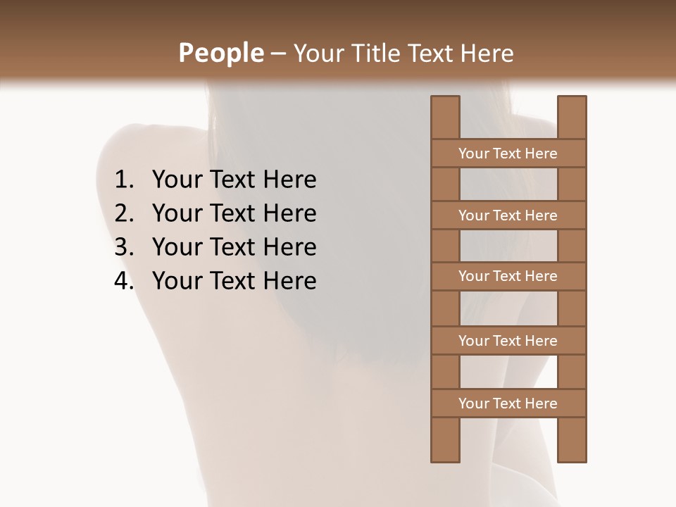 Cut White Bare PowerPoint Template