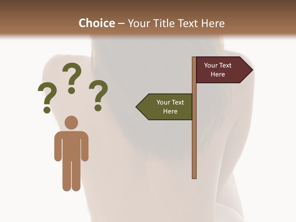 Cut White Bare PowerPoint Template