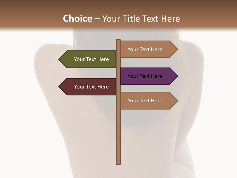 Cut White Bare PowerPoint Template