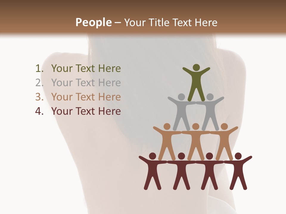 Cut White Bare PowerPoint Template