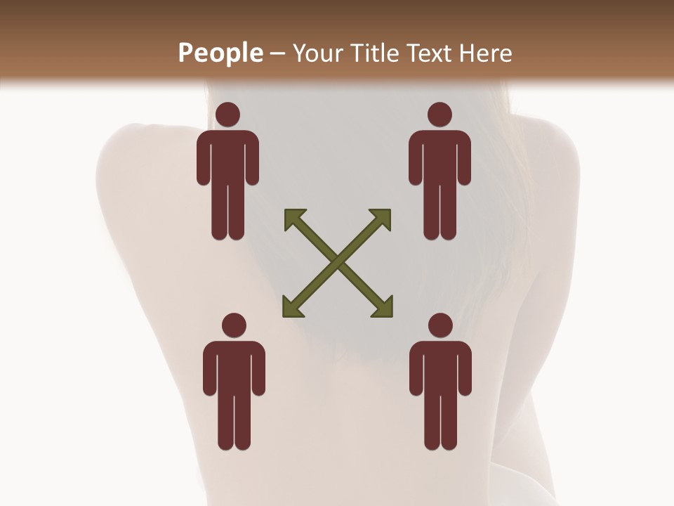 Cut White Bare PowerPoint Template