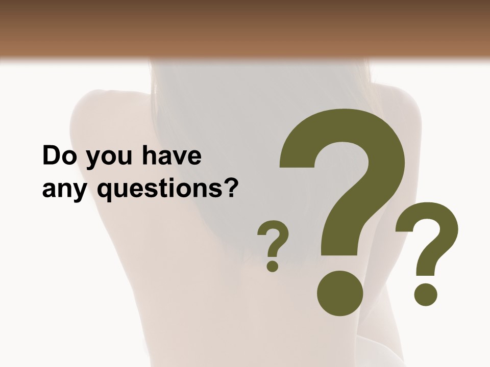 Cut White Bare PowerPoint Template