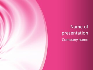 Abstract Red Fractal PowerPoint Template