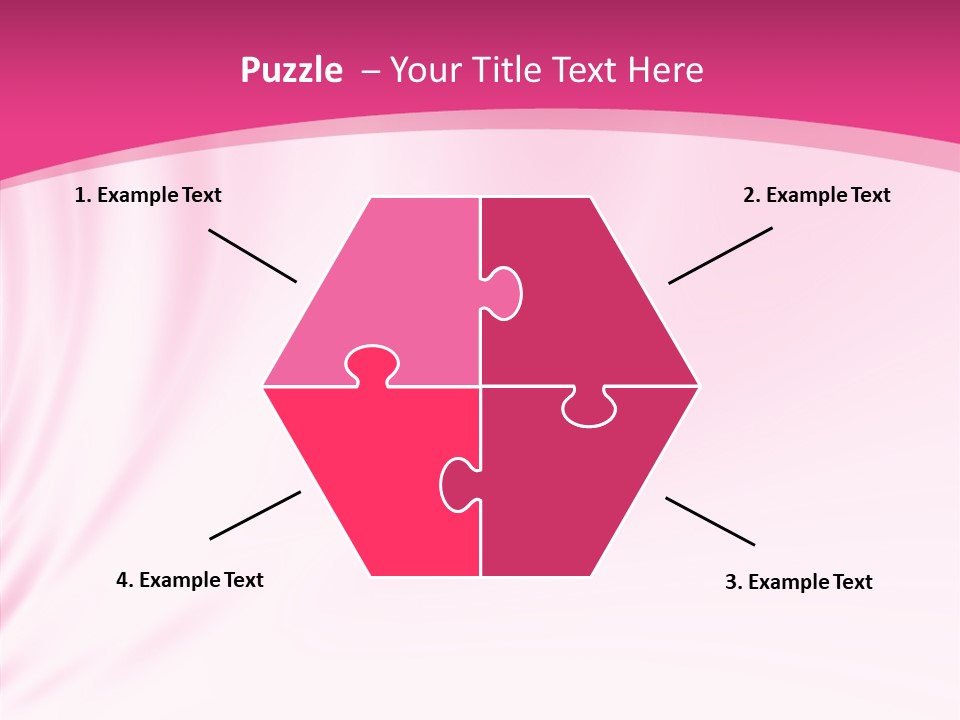 Abstract Red Fractal PowerPoint Template